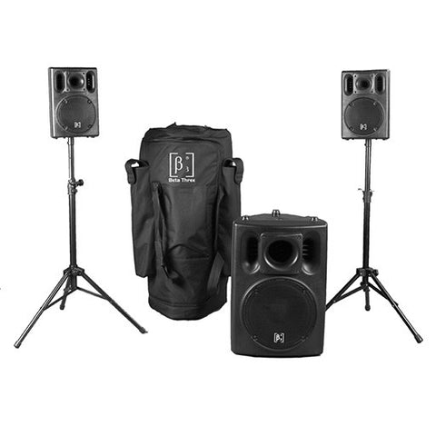 Beta 3® US-800 System 860W 2 x 6" Loudspeakers + 1 x 12" Subwoofer