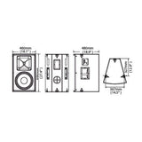 Passive Loudspeakers - Beta 3® X15i 500W 15" 2-Way Full Range Passive Loudspeaker