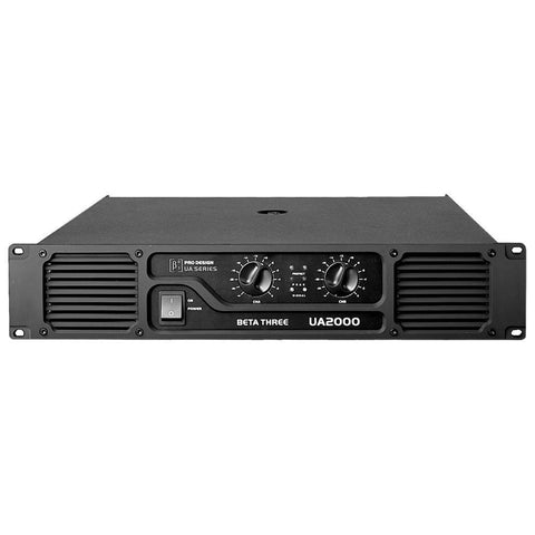Power Amplifiers - Beta 3® UA2000 2U 2 X 1000W Power Amplifier