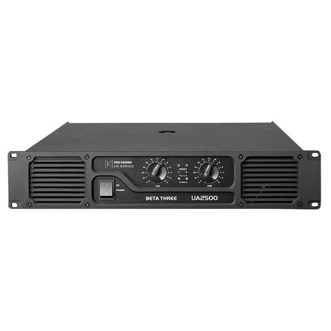 Power Amplifiers - Beta 3® UA2500 2U 2 X 1250W Power Amplifier