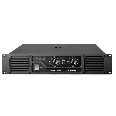 Power Amplifiers - Beta 3® UA660 2U 2 X 330W Power Amplifier