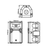 Powered Loudspeakers - Beta 3® T10A 450W 10" 2-Way Full Range Powered Loudspeaker