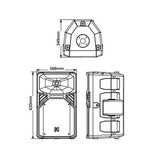 Powered Loudspeakers - Beta 3® T12A 1100W 12" 2-Way Full Range Powered Loudspeaker
