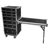 Cases - 7 Drawer Flight Case With Folding Table