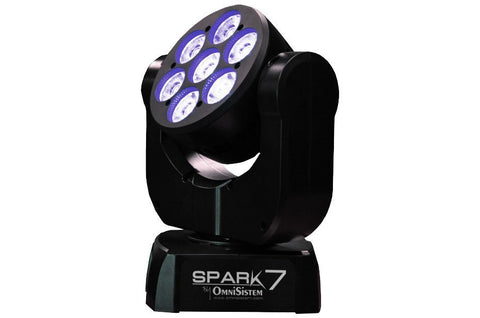Moving Heads - Spark 7™ 7 X 12W LED Moving Head Spotlight